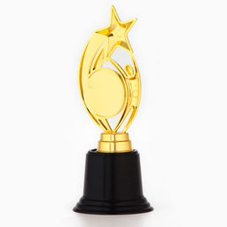 Кубок наградная фигура: звезда Ты звезда золото, пластик, 18.5 см