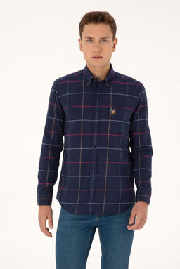 Erkek Lacivert Uzun Kollu G_mlek