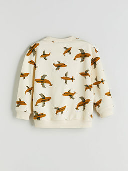 Bisiklet Yaka Erkek ?ocuk Sweatshirt