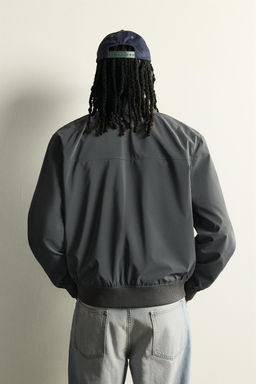 CAZADORA BOMBER T?CNICA / Gris antracita - Zara фото 3