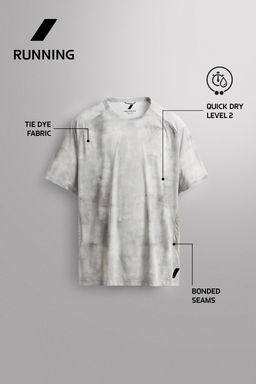 CAMISETA T?CNICA RUNNING ESTAMPADO / Grises - Zara фото 10