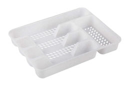 Цена за 2 шт. Лоток для столовых приборов "Капелька" белый М7067