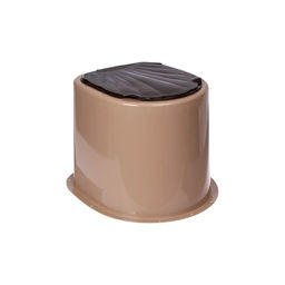 Туалет дачный, h=58 см, без дна, с отверстиями для крепления к полу, бежевый