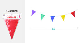 Гирлянда из флажков "Rainbow triangles"