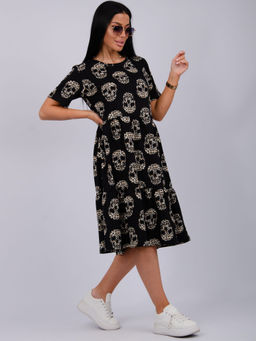 Платье "Касадея" черепа, трикотаж