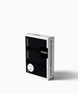 ATLANTIC 3BMP-322 Трусы спорт Basic - набор 3 шт. черный фото 9