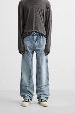 CARPENTER STRAIGHT-LEG JEANS - Zara фото 2