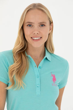 Женская мятная базовая футболка Неожиданная скидка в корзине - U.s. polo assn фото 9