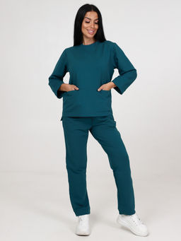 2305 ЖЕНСКИЙ КОСТЮМ (Петроль) - А-дина фото 2