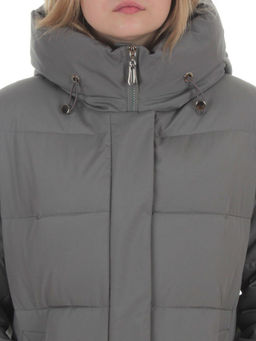 2405 GRAY Куртка зимняя женская (200 гр. холлофайбер)