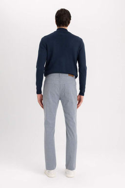 Брюки-чиносы узкого кроя из парусины - Defacto фото 10