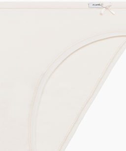 ATLANTIC 3CLP-001 Трусы бикини Bikini - набор 3 шт. светло-бежевый + белый + светло-серый меланж  фото 6