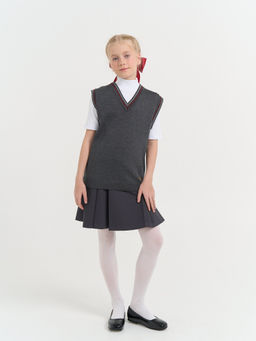 Жилет вязаный Серый 7+ - Bungly фото 7