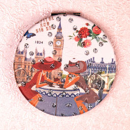 Зеркало карманное 7 см / GT357 /уп 50/300/ кожзам - Галеонтрейд фото 20