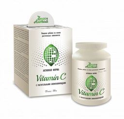 Витамин С "Активная форма с растительными БИОФЛАВОНОИДАМИ", банка ПЭТ, капсулы 120 шт. по 0,5 г