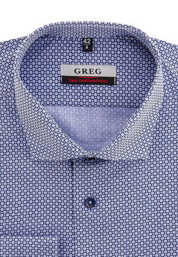 Сорочка мужская длинный рукав GREG 224/131/8/ZV  фото 8