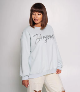 Свитшот #КТ2030 (1), светло-голубой