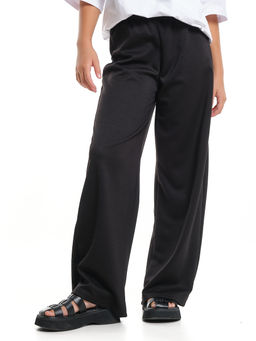 Брюки палаццо школьные штаны детская одежда девочке 33-7874 синий - Mini maxi фото 13