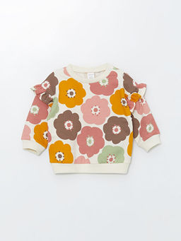 Bisiklet Yaka Uzun Kollu K?z Bebek Kazak ve Tayt 2li Tak?m - Waikiki фото 2