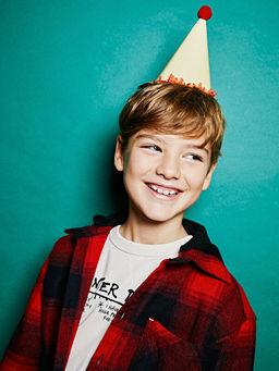 Kap??onlu Ekose Erkek ?ocuk G?mlek Ceket