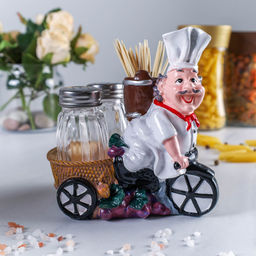 Набор для специй и зубочисток Повар 14x10x14 см / 6099 /уп 48/ - Галеонтрейд фото 7