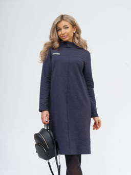 854 Платье "Серый"