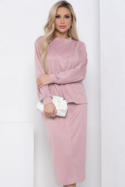 Юбка макси (пыльная роза) Ю8579 - Lt collection фото 7