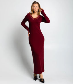 Платье #КТ887 (5), бордовый