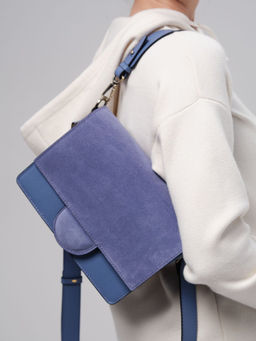 Сумка через плечо Deboro 30574 сиреневый закат