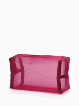 Косметичка дор Сетка 18*7,5*10, отд на молнии, бордовый