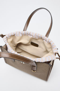 WOVEN TOTE BAG - Zara фото 7