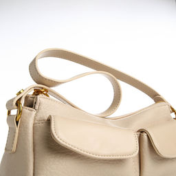 Сумка женская TEXTURA, средний размер, цвет бежевый  фото 7