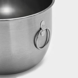 Набор посуды Турист, 3 предмета: кружка 1.35 л, миска 650 мл, тарелка 300 мл, нержавеющая сталь, хромированный - Simaland фото 7