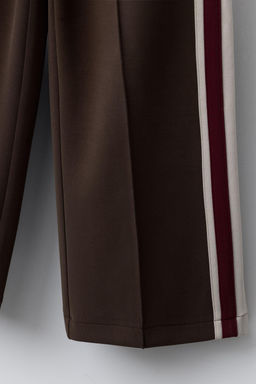WIDE-LEG TROUSERS WITH MODAL STRIPES - Zara фото 4