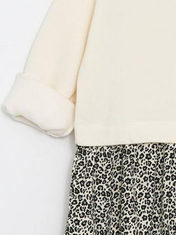 Bisiklet Yaka K?z ?ocuk Elbise - Waikiki фото 3