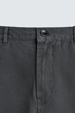 PANTAL?N FLUIDO STRAIGHT FIT / Acero - Zara фото 9