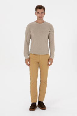 Erkek Comfort Fit Bisiklet Yaka Ta_ Melanj Basic Kazak - U.s. polo assn фото 4