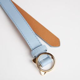 Ремень детский, ширина 2.5 см, пряжка металл, цвет голубой - Simaland фото 2