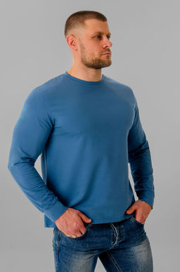 Арт. 67127/5 Лонгслив мужской 48-56 (5 шт) Цвет:джинс