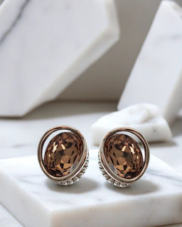 Серьги с кристаллами Swarovski