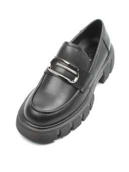 03-C1821-1 BLACK Лоферы женские (натуральная кожа)