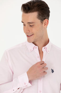 Мужская базовая рубашка с длинным рукавом Magnolia Неожиданная скидка в корзине - U.s. polo assn фото 2