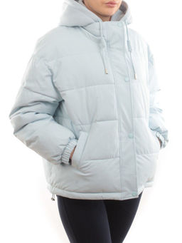 H24-088 LT. BLUE Куртка демисезонная женская (120 гр. холлофайбер)