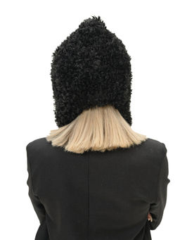 Ш26-31 Шлем луковка барашек черный