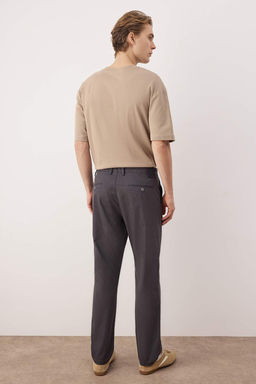 Siyah Erkek Dokuma Kumas Pantolon TMNAW26PL00032
