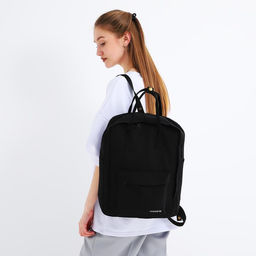 Рюкзак текстильный мамс NAZAMOK, 38х27х13 см, цвет черный  фото 7