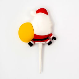 Украшение для торта Дед Мороз с мешком - Страна карнавалия фото 2