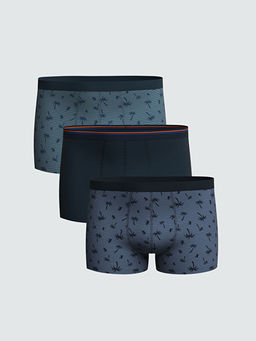 Standart Kal?p Pamuklu Esnek Erkek Boxer 3l?