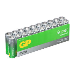 Батарейка алкалиновая GP Super Alkaline G-Tech, AA, LR6-20BOX, 1.5 В, набор, 20 шт.