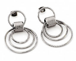 Серьги PR2951 т.серебро